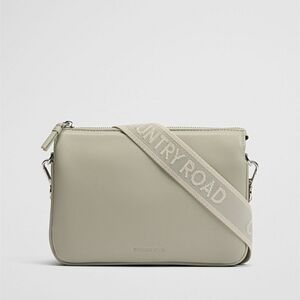 Country Road Accordion Crossbody Bag in Light Olive